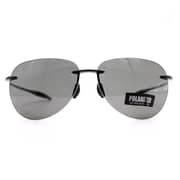 Raypolo Sunglass Tr164 C03 Size 62 Pilot Black Polarized Unisex
