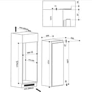 Indesit Built In Single Door Refrigerator 314 Litres INS-18411A++EX