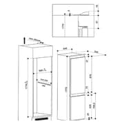 Indesit Built In Fridge Freezer With Frost Free