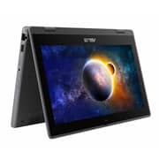 Asus BR1100FKA-XS04T 2in1 Touchscreen Rugged Convertible Laptop Celeron N4500 Dual-core 1.10GHz 4GB 128GB SSD Intel UHD Graphics Win10 Pro 11.6inch HD Dark Grey English Keyboard- International Version
