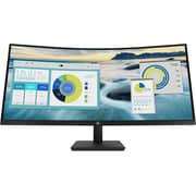 HP P34HC G4 34inch WQHD Curved Screen Edge LED LCD Monitor - Vertical Alignment - 3440 x 1440 - 250 Nit - 100 Hz RR - HDMI - Display Port