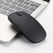 HXSJ M80 2.4ghz Wireless 1600dpi Three-speed Adjustable Optical Mute Mouse - Black