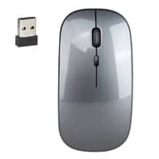 HXSJ M80 2.4ghz Wireless 1600dpi Three-speed Adjustable Optical Mute Mouse - Grey