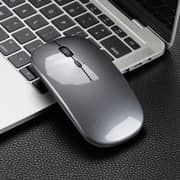 HXSJ M80 2.4ghz Wireless 1600dpi Three-speed Adjustable Optical Mute Mouse - Grey