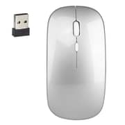 HXSJ M80 2.4ghz Wireless 1600dpi Three-speed Adjustable Optical Mute Mouse - Sliver
