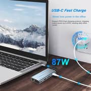 V Walk VW-CCEXE14 11-in-1 USB-C Hub Grey