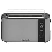 Nutricook - Digital 4-slice Toaster W/ Led Display - Black