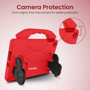 Moxedo Shockproof Protective Case Cover Lightweight Convertible Handle Kickstand For Kids Compatible For Huawei Matepad T10 9.7 / T10s 10.1 (red)