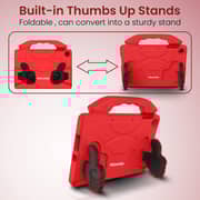 Moxedo Shockproof Protective Case Cover Lightweight Convertible Handle Kickstand For Kids Compatible For Huawei Matepad T10 9.7 / T10s 10.1 (red)