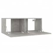 vidaXL TV Cabinet Concrete Grey 80x30x30 cm Engineered Wood