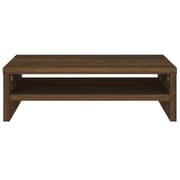 vidaXL Monitor Stand Brown Oak 42x24x13 cm Engineered Wood