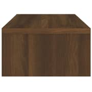 vidaXL Monitor Stand Brown Oak 42x24x13 cm Engineered Wood