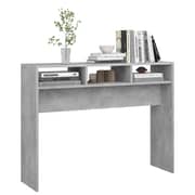 vidaXL Console Table Concrete Grey 105x30x80 cm Engineered Wood