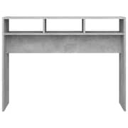 vidaXL Console Table Concrete Grey 105x30x80 cm Engineered Wood