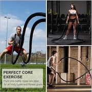 Ultimax Professional Battle Rope For Core Strength Training Crossfit,heavy Exercise Training Rope-50mmx9m