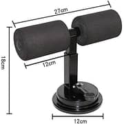 ULTIMAX - Women Men Sit-Up Exerciser Thin Body Fat Burning Abdomen Trainer Strong Suction Exercise Fitness Equipment with 4 level adjustment