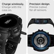 Spigen Rugged Armor Pro Designed For Samsung Galaxy Watch 5 Case With Band 44mm (2022) - Black
