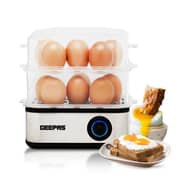 Geepas 2 In 1 Boiler And Egg Poacher