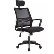 Galaxy Design Home Office Mesh Plastic Base Butterfly Mechanism With Headrest Chair Black Color Size ( L x W x H ) 50 x 50 x 108 cm Model - GDF-J920.