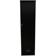 Galaxy Design Single Door Wooden Cupboard Black Color Size L x W x H 50 x 50 x 190 cm.