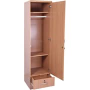 Galaxy Design Wooden Cupboard Single Door Beige Color Size L x W x H 50 x 50 x 190 cm Model - GDF-6110.