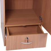 Galaxy Design Wooden Cupboard Single Door Beige Color Size L x W x H 50 x 50 x 190 cm Model - GDF-6110.