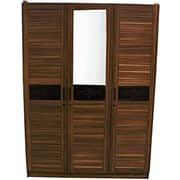 Galaxy Design 3 Door Wooden Wardrobe Cabinet With Drawers & Mirror Color Large Size L x W x H 150 x 50 x 190 cm Model - GDF-LCB014181.