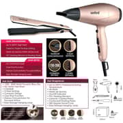 Sanford Hair Dryer + Straightener 42 Watts SF9697PCC BS
