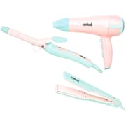Sanford Hair Dryer + Curler + Straightener SF9681PCC BS