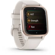 Garmin 010-02700-11 Venu Sq 2 Music Edition Smart Watch Peach Gold Aluminium/Ivory
