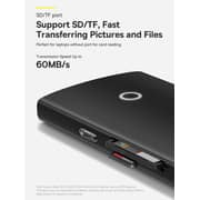 BASEUS Lite Series 6-Port Type-C HUB Type-C to HD+USB3.0*2+PD+TF Docking Station - Black