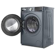 CHiQ CG80-14586BHS Washer and Dryer Combo 8kg AI One touch with Quick wash Function, High Speed 1400 rpm, Counter Depth and Child lock, Inverter Motor, Silver.