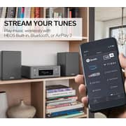 Denon Ceol-n11 Dab Audio Receiver With Cd Player, Hifi Amplifier For Tv Sound, Bluetooth, 2x Optical Input, Dab+, Google Assistant / Siri / Alexa Compatible, Music Streaming, Heos Multiroom - Black