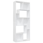 vidaXL Book Cabinet White 67x24x161 cm Engineered Wood