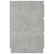 vidaXL Writing Desk Concrete Grey 140x50x77 cm Engineered Wood