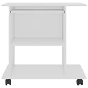 vidaXL Computer Desk White 80x50x75 cm Engineered Wood
