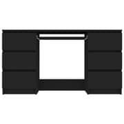 vidaXL Writing Desk Black 140x50x77 cm Engineered Wood