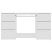 vidaXL Writing Desk White 140*50*77 cm