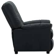 vidaXL Recliner Dark Grey Fabric