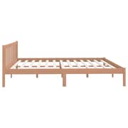 vidaXL Bed Frame Honey Brown Solid Pinewood 180x200 cm 6FT Super King UK