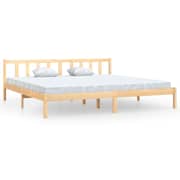 vidaXL Bed Frame Solid Pinewood 200x200 cm