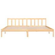 vidaXL Bed Frame Solid Pinewood 200x200 cm