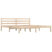 vidaXL Bed Frame Solid Wood Pine 180x200 cm 6FT Super King