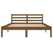 vidaXL Day Bed Solid Wood Pine 140x200 cm Double Honey Brown