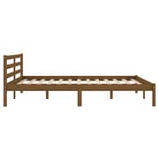 vidaXL Day Bed Solid Wood Pine 140x200 cm Double Honey Brown