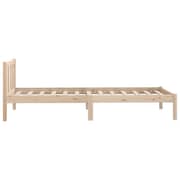vidaXL Bed Frame Solid Pinewood 90x200 cm