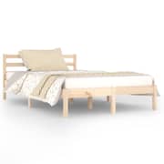 vidaXL Day Bed Solid Wood Pine 120x200 cm