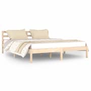 vidaXL Day Bed Solid Wood Pine 160x200 cm King Size