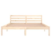 vidaXL Day Bed Solid Wood Pine 160x200 cm King Size