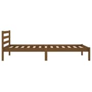 vidaXL Day Bed Solid Wood Pine 90x200 cm Honey Brown